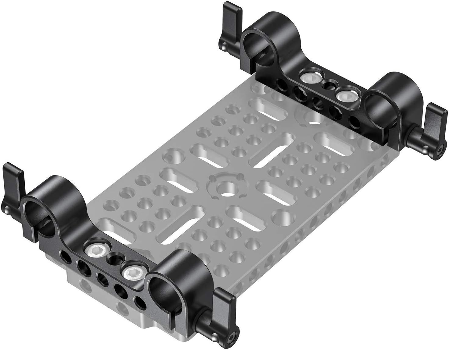 SmallRig Super Lightweight Railblock, 15mm Rod Clamp with 1/4"-20 Thread for Sony, Canon and Other DSLR Camera Rig Shoulder Support System - 942
