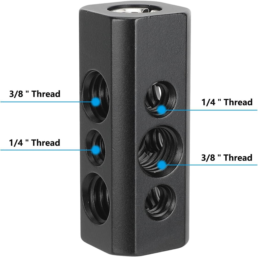CAMVATE Accessory Mount Adapter with 1/4"-20 & 3/8"-16 Threads - 3633
