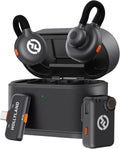 Hollyland Lark M2S Mini Combo (Camera RX+Type-C RX) Wireless Microphone for Camera/iPhone/Android/Laptop, 7g Lightweight, Titanium Clip, 300m Range, Content Creators, Online-Teaching, Streaming