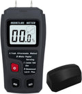 Digital Wood Moisture Meter Wood Humidity Tester Hygrometer Timber Damp Detector Large LCD Display (Grey)