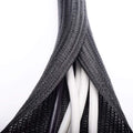 ZhiYo 6.6ft - 1.2 inch Cable Sleeve, Cord Wrap Wire Protector Tubing for Pets, PC Cable Wrap, Computer Cable Management Sleeve - Black