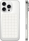 Silicone Suction Phone Case Mount, Non Slip Suction Cup Phone Mount, Phone Accessories Holder for Selfies and Videos, Silicon Adhesive Phone Stand Sticky for Cell Phone White