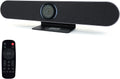 Retekess TC201 4K USB Video Conference Room Camera, AI Auto Fram, Speaker Tracking,120° Wide Angle, 5X Zoom,4 Noise-reducing Mic & 5W Speaker, for Small Meeting Rooms
