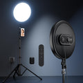 Weilisi Ring Light with 72" Tripod Stand and Phone Holder, 6500K Full-Screen Selfie Ring Light for Makeup Barber Video Recording, Photography Lighting, Ring Light Tripod for iPhone Phone with Remote