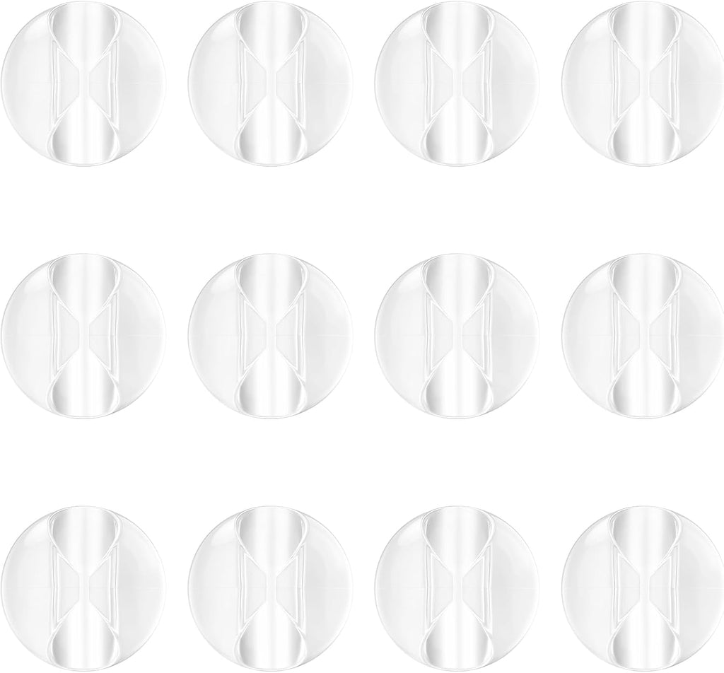 12 Pack Cable Clips, Znben Clear Cord Organizer Holder Adhesive Cord Management Charger Wire Holder Clips for Desk, Home, Office, Car, Cubicle, Nightstand