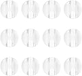 12 Pack Cable Clips, Znben Clear Cord Organizer Holder Adhesive Cord Management Charger Wire Holder Clips for Desk, Home, Office, Car, Cubicle, Nightstand