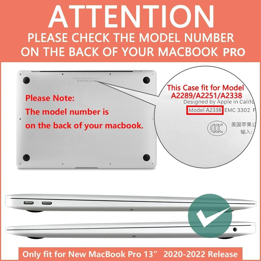 CISSOOK Creative Bulb Case for MacBook Pro 13 Inch 2025-2020 Release A2338 A2251 A2289, Hard Shell Cover with Keyboard Cover Screen Protector for MacBook Pro 13 M2 M1, Bulb