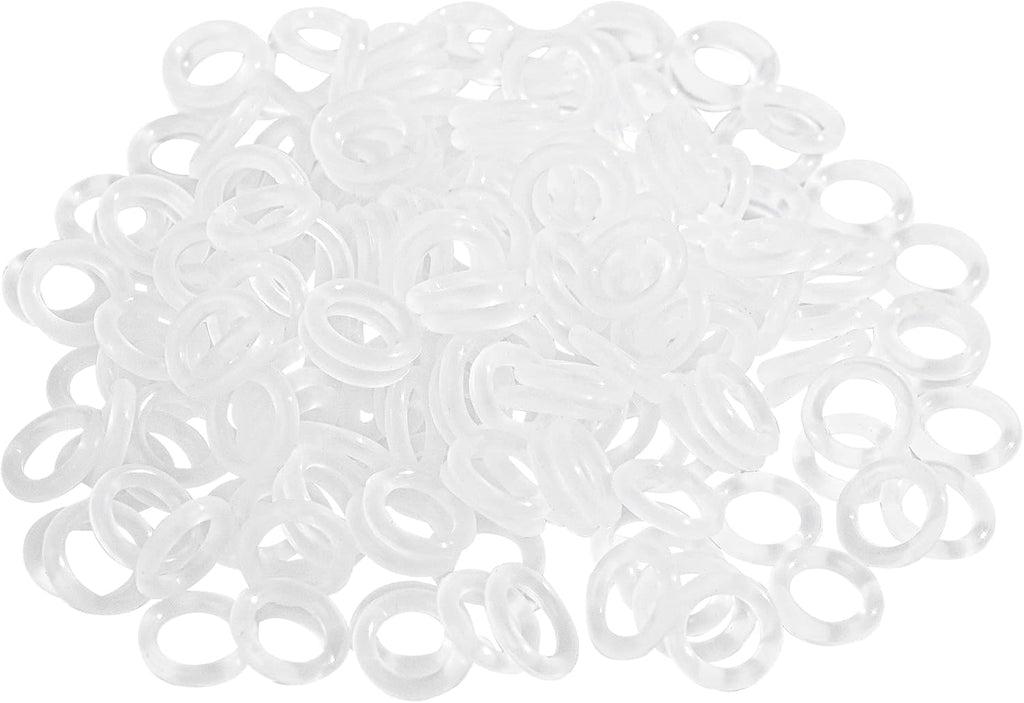 200Pcs Clear O-Ring Switch Dampeners Keycap for Mechanical Keyboard Cherry Mx, White…
