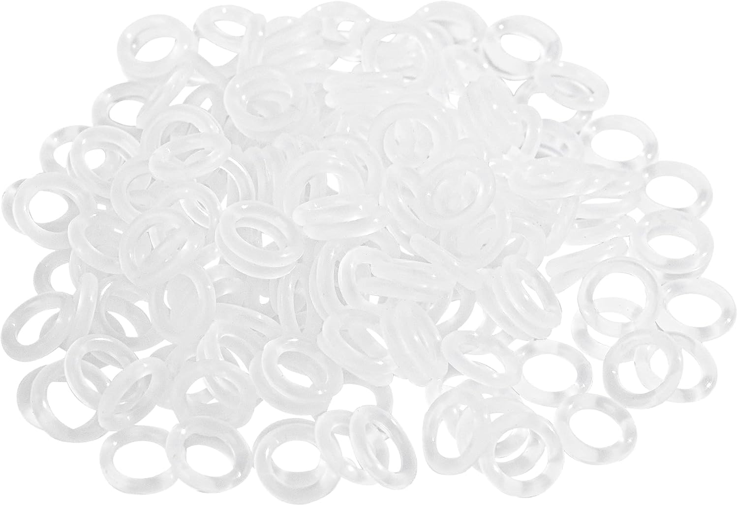 200Pcs Clear O-Ring Switch Dampeners Keycap for Mechanical Keyboard Cherry Mx, White…