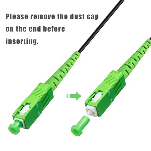 15 Meters SC/APC to SC/APC Fiber Optic Internet Cable, Armored Single Mode - Image 7