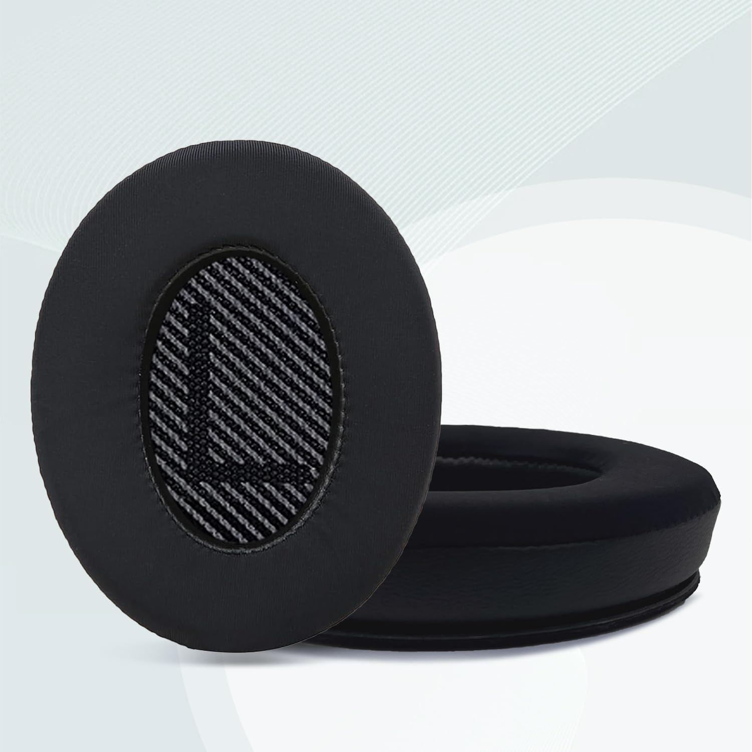 Replacement Earpads Cushions for Bose QuietComfort 35 & Quiet Comfort 35 II, Headphones Ear Covers Ear Pads for Bose QC35/QC35II/25/15/2 / Ae2 / Ae2i / Ae2W / Sound Link/True (Cooling Gel Black)