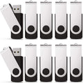 KEXIN 20 Pack 8GB Flash Drive 8G Bulk USB Thumb Drive USB Stick Jump Drive USB 2.0 Flash Drive with Led Indicator, Black