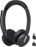 Yealink BH70 Dual Wireless Bluetooth Headset with Mic for Work, Teams Certified, up to 35h Talk Time, 147g All-Day Wearing Comfort, USB-C/A