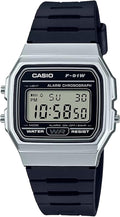 Casio F91W Series | Digital Watch | Water Resistant | LED Light | 1/100 SEC by Casio
