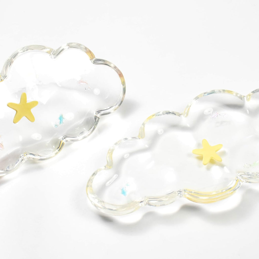 Gel Keyboard and Mouse Wrist Rest Set – Clear Cloud Wrist Rest for Computer Keyboard 60%/68%/75%, Comfort & Support for Typing and Gaming (Cute Starfish)