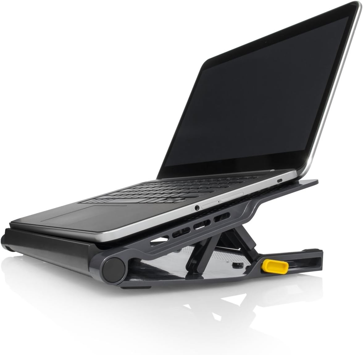 Targus Laptop Cooling Pad for Laptops up to 17-inches, Dual High-Speed Fans Chill Mat + 4-Port USB Hub Laptop Fan Cooling Pad for Work, USB Stand Cooling Pad for Gaming Laptop Cooling Fan (AWE81US)