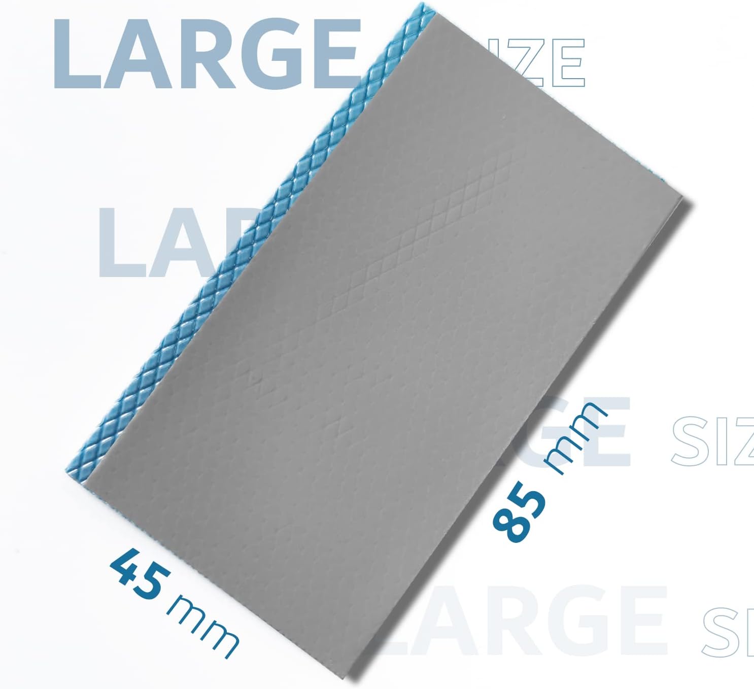 Aairhut Thermal Pad 13W/mK [0.5~3mm], 85 x 45 x 3mm Silicone Cooling Pad Non Conductive Heat Resistance Extreme Odyssey Cover with Dual Self-Adhesive Films for PC Laptop PS4/PS5/CPU/GPU/Computer