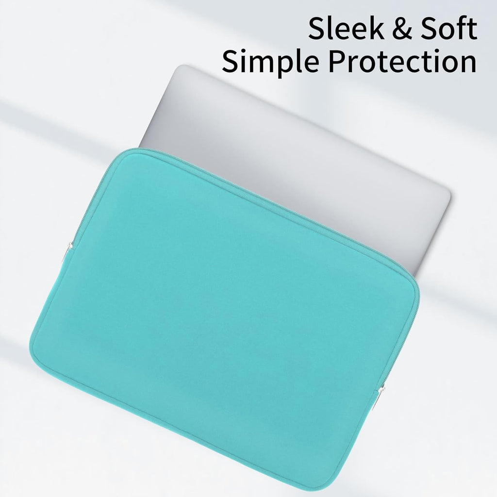 RAINYEAR 14 Inch Laptop Sleeve Protective Case Soft Lining Padded Zipper Cover Carrying Bag Compatible with 14" Notebook Computer Tablet Ultrabook Chromebook (Blue, Upgraded Version)