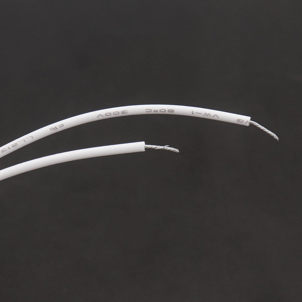 10PCS Recessed Wired Security Window Door Contact Sensor, Normally Closed NC, Door Alarm Magnetic Reed Switch with 2 Wire, ABS White, RC-34A