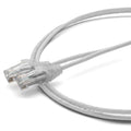 TRUECABLE Cat6 Component Rated Patch Cable, Unshielded (U/UTP), 3ft, White, 28AWG Solid Copper, Snagless 10G High-Speed Ethernet Cable, PoE++ 4PPoE 100W, UL Listed, RoHS-3, 1 Pack