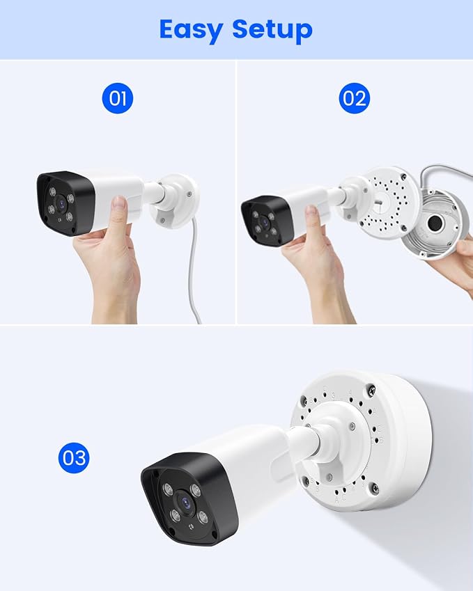 Metal Universal Bullet Security Camera Junction Box, Aluminum Mount Bracket Base - Image 9