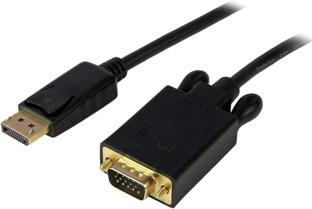 StarTech.com DP2VGAMM10B 10 ft DisplayPort to VGA Adapter Cable for PC 1920x1