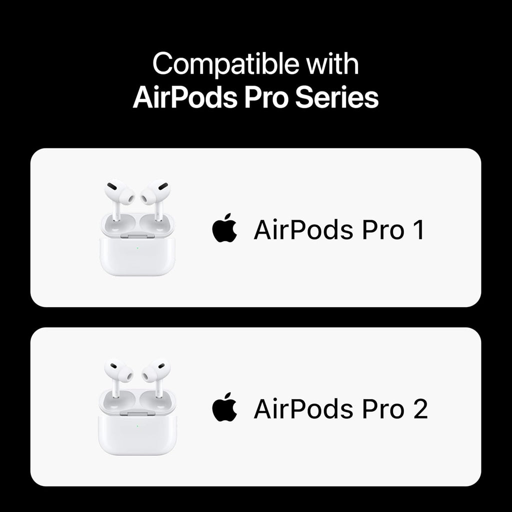 Premium Multi-Flange Eartips for AirPods Pro 1&2 (S/M/L) – Always Fits, Never Slips