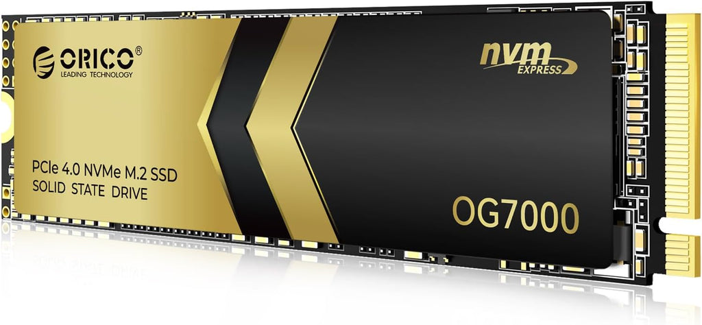 ORICO OG7000 4TB PCIe Gen4 NVMe SSD, Up to 7400MB/s, 8-Channel Controller, Graphene Thermal Solution, Ideal for 4K Video Editing, 3D Rendering, Content Creation, Compatible with PS5 and PC