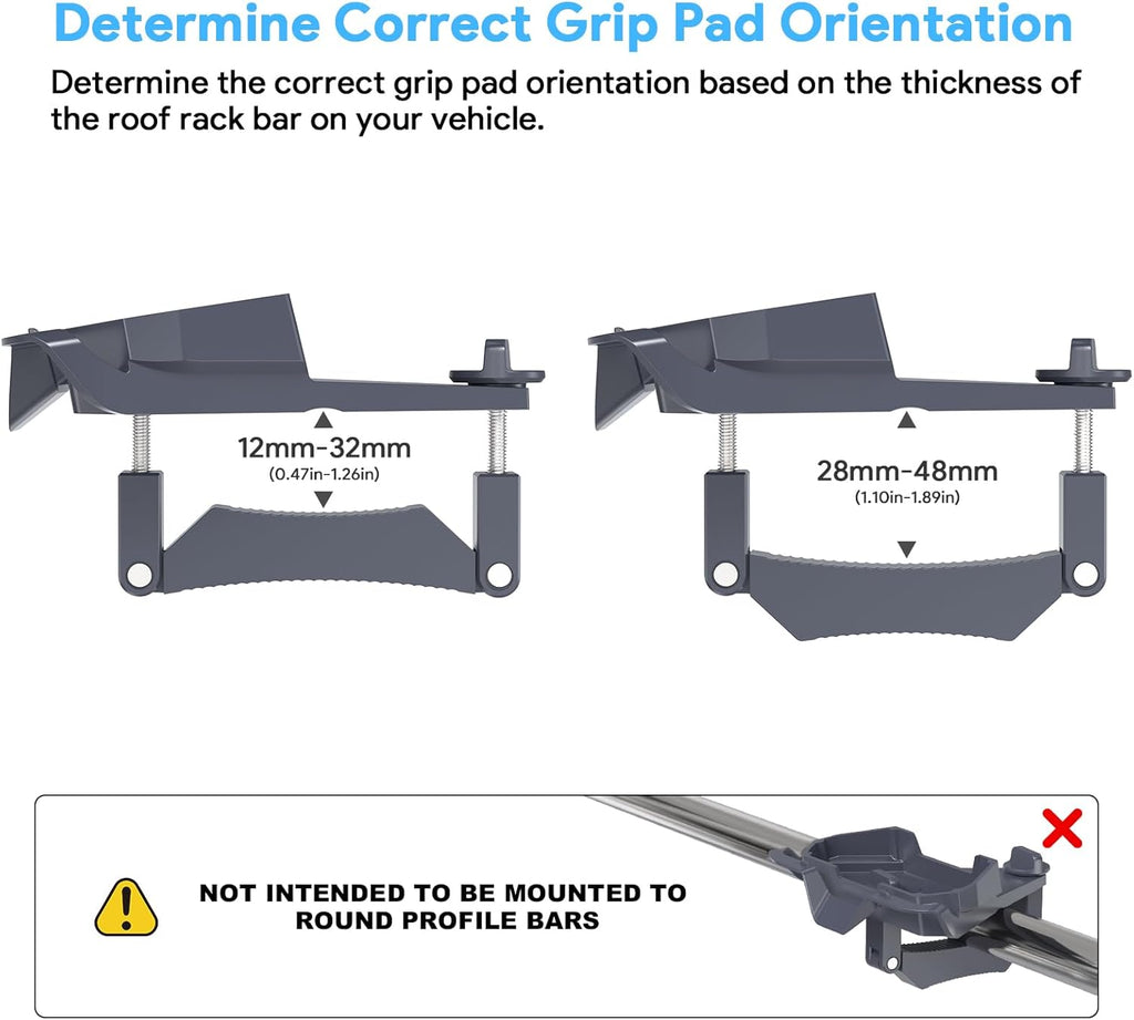 XLTTYWL Starlink Mini Mount, 0.47''-1.89'' Anti-Rust Mimi Starlinks Roof Rack Mount for Accessories Star Link Mini Dishy, Fits Star Link Mimi Standard Pole RV,Caravans,Van Mobility