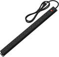 12 Outlet Long Power Strip Surge Protector with 2100 Joules, 6FT Power Cord, Wide Spaced Outlet Power Bar, Overload Protection Switch, Industrial Heavy Duty for Work Bench, Shop, Garage (Black)…
