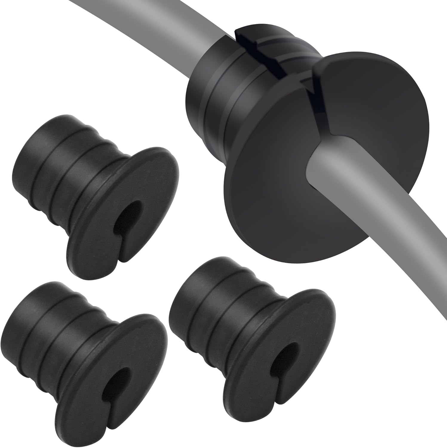 Cable Routing Kit for Starlink for 3/4 inch Wall Hole 4 Pcs, Starlink Accessories, Silicone Cable Wall Pass, Starlink Anti-Slip Wall Grommets for Cables (3/4 inch)