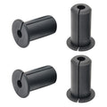 4pc Starlink Cable Grommet 3/4" Silicone Waterproof Wall Hole Pass Through Split Cable Bushings for TV Wire Ethernet Cord, Starlink Cable Routing Kit Accessories,38mm/1.5"Ht, Black