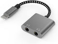 Cubilux Lightning Dual Headphone Splitter [Aluminum Case, Apple MFi Certified] Double 3.5mm Audio Jacks Splitter for 2 Earphones Compatible with iPhone 14 Pro Max 14 Plus/13/12/11/SE 2/Xr/Xs Max, iPad