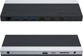 WAVLINK USB C Docking Station 3 Monitor with 100W PD, USB-C Laptop Dock Triple Display for Dell Hp Lenovo Windows, Type C Adapter Hub - Dual HDMI, DisplayPort, Ethernet, 4 USB3.0, SD/TF Slot, Audio