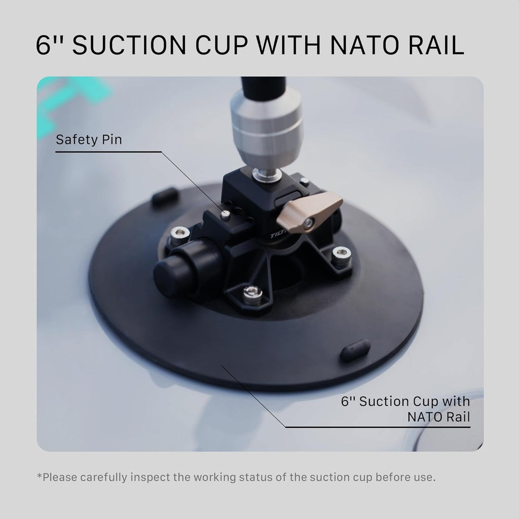 Tilta Hydra Articulating Car Mounting System | Supports 75mm & 100mm Tripod Heads | Heavy Duty | Mount via Manfrotto & Arca | Optional Electronic Suction Cups | Stable & Secure