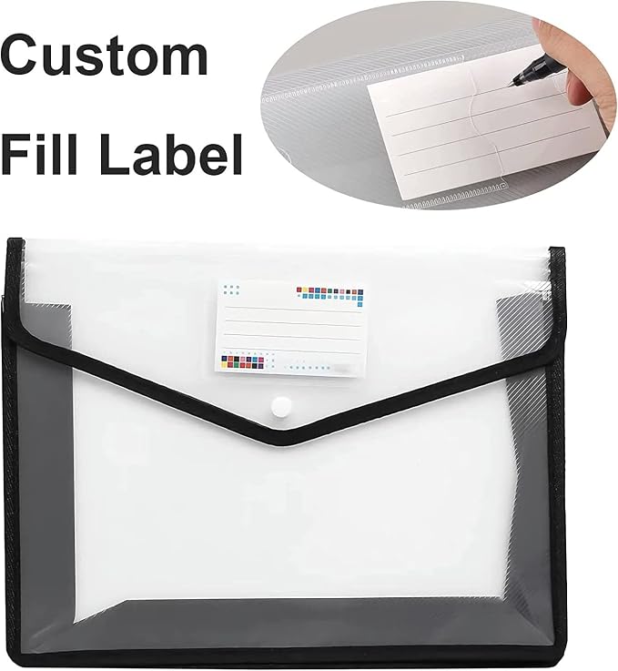 YoeeJob Plastic File Folders Legal Size 2 Pcs, Expandable Document Folder - Image 5
