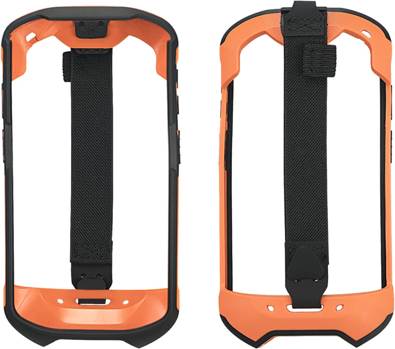Protective Cover Bumper Case Rugged Boot with Hand Strap for Zebra TC51 TC510K TC52 TC56 TC57 Orange