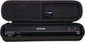 Aproca Storage Case Compatible with Epson Workforce ES-50 / ES-55R / ES-60W / ES-65WR / DS-30 / DS-70 / DS-80W Document Scanner, Portable Bag for Accessories