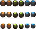 Earbud Replacement Tips Silicone Earbud Tips Earbud Covers Fit for in-Ear Headphones (Inner Hole 3.8mm -5.1mm) Ear Tips Earbud Rubber Tips 9 Pairs S/M/L