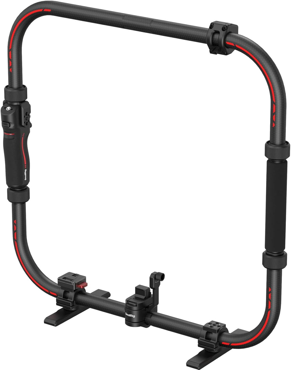 SMALLRIG Stabilizer Handheld Ring Grip for DJI RS 2 / RS 3 Pro/RS 4 / RS 4 Pro Gimbal, Supports Various Controls, Integrated Foldable Design, Max Load 17.6 lb - 4328