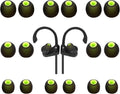 Earbud Tips Ear Bud Tips Soft Anti Slip Washable and Reusable Silicone Replacement Earbud Tips Fit Most in-Ear Earbuds(Inner Hole 3.8mm -5.1mm) 18pcs S M L