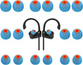 Earbud Tips Ear Bud Tips Soft Anti Slip Washable and Reusable Silicone Replacement Earbud Tips Fit Most in-Ear Earbuds(Inner Hole 3.8mm -5.1mm) 18pcs S M L