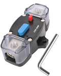 150 Amp Circuit Breaker with Manual Reset Waterproof Inline Fuse Inverter for Marine Trolling Motors Boat ATV Manual Power, Suface Mount, 12V-48V DC