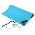 MWRF ESD Mat Kit with Wrist Strap and Grounding Cord (2.5 FT x 4 FT x 0.12 Inch, Blue) - MWRF Source