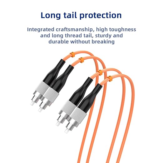 FC/UPC to FC/UPC Fiber Patch Cable, 35M/114.8FT OM1 Multimode Duplex 62.5/125µm - Image 5