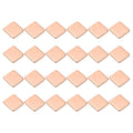 PATIKIL Copper Heatsink Pad Shims, 24 Pcs 15x15x2mm Copper Pad Shim IC Chipset GPU CPU Thermal Heatsink for Cooling Laptop Desktop Computer