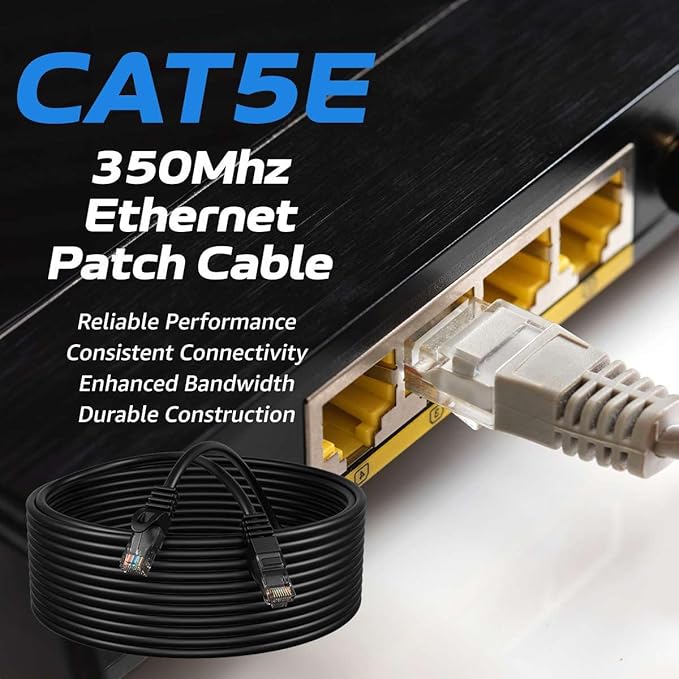 Cables Direct Online Cat5e 7FT Network Ethernet Patch Cable, 350Mhz Internet - Image 2