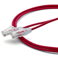 TRUECABLE Cat6 Component Rated Patch Cable, Unshielded (U/UTP), 5ft, Red, 28AWG Solid Copper, Snagless 10G High-Speed Ethernet Cable, PoE++ 4PPoE 100W, UL Listed, RoHS-3, 1 Pack
