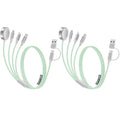 2 Pack Charging Cable for Apple Watch Charger/Samsung/iPhone Charger,Car/Office/Camping/Travel Essentials,Type C Cable Cord for iWatch Ultra/10-2/iPhone 16-11/Samsung S25-S20,iPad,airPods-Green