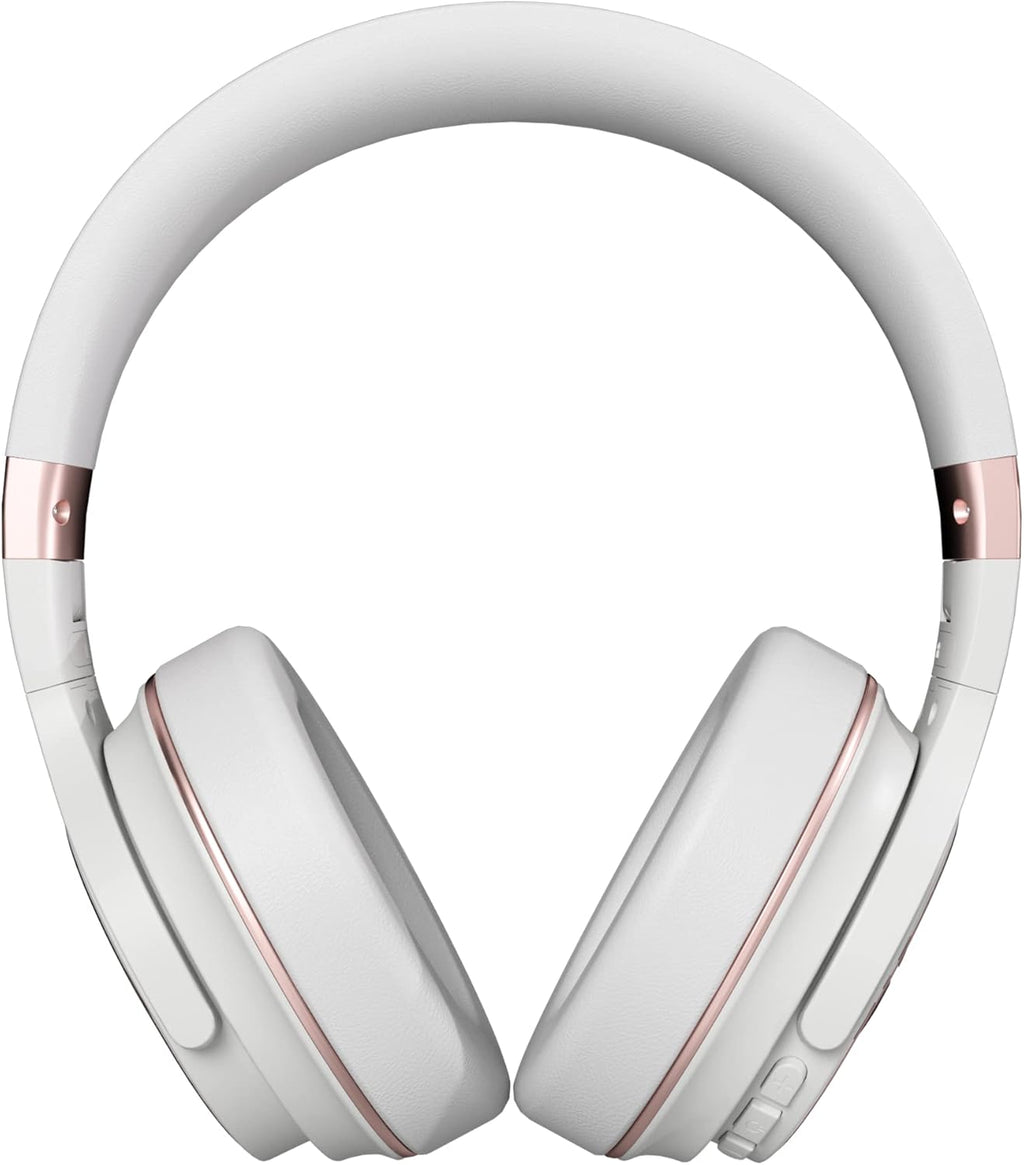 Raycon Everyday Wireless Bluetooth Over Ear Headphones, with Active Noise Cancelling, Awareness Mode and Built in Microphone, IPX 4 Water Resistance, 38 Hours of Battery Life (Rose Gold)